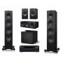 Домашний кинотеатр 5.1 KEF Q550 SATIN BLACK + AV-ресивер Onkyo TX-NR696 B M3